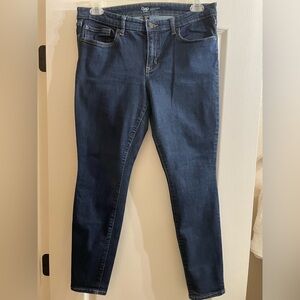 GAP Denim Legging Jeans Size 14 Regular Skinny Mid-Rise Casual Classic Preppy